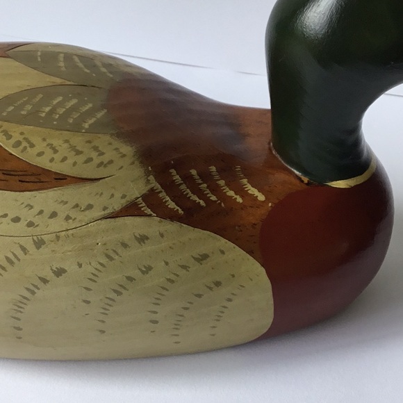 Handcrafted Maine Woods Mallard Duck decor - Picture 8 of 16